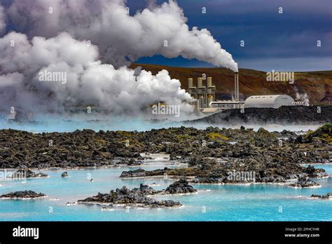 Blue Lagoon Geothermal Power Plant, Iceland Stock Photo - Alamy