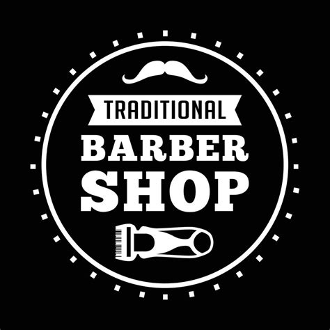 Vintage Barber Shop Logo PNG & EPS - Master Bundles