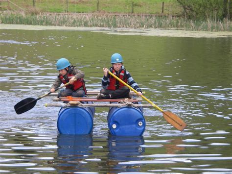 Raft Building for Team Building in South Wales | Raft Building in Wales