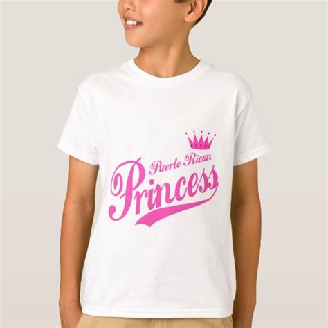 Puerto Rican Princess T-Shirt | Zazzle.com