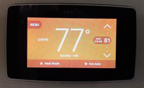 Review: Emerson's $200 Sensi Touch HomeKit Thermostat Offers a Large ...