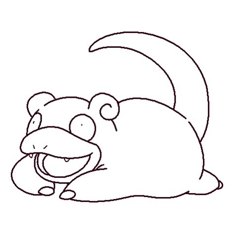 079-Slowpoke Coloring Page by Nikki-M-Garrett on DeviantArt