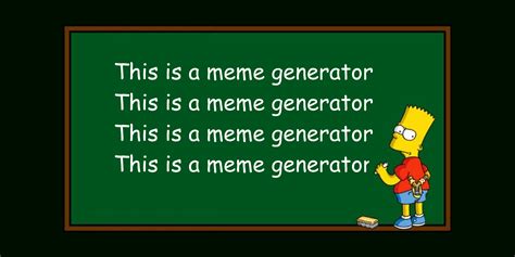 Bart chalckboard meme generator | Figma