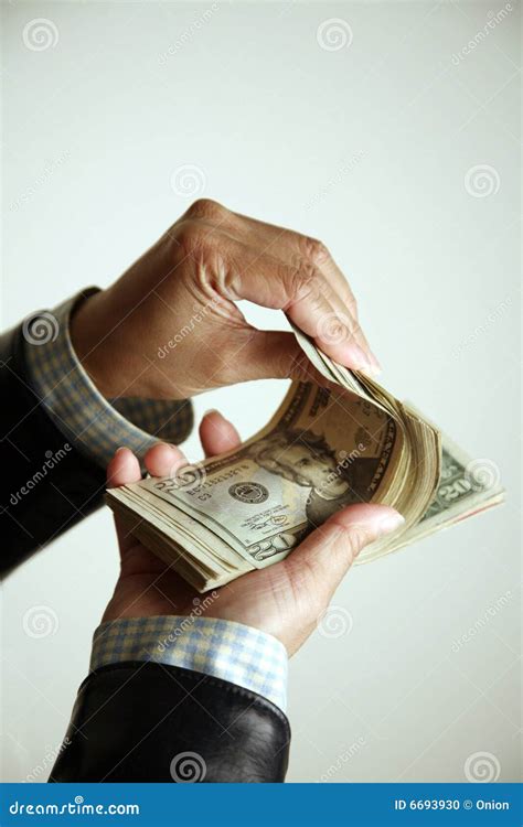 Hand Counting Money Stock Photo - Image: 6693930