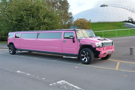 16 seat pink Hummer - Limousine Hire Oxfordshire | Oxford Limo Company