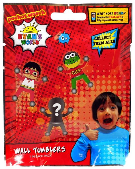 Pocket Watch Ryan's World Wall Tumblers Mystery Pack - Walmart.com