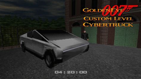 GoldenEye 007 N64 - Riding around the city with my new Cybertruck ...