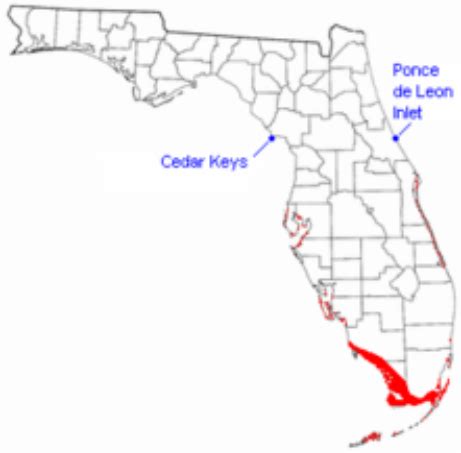 Map of Mangroves - Mangroves