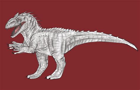 Jurassic World Indominus Rex Drawing by dinosauralicia on DeviantArt