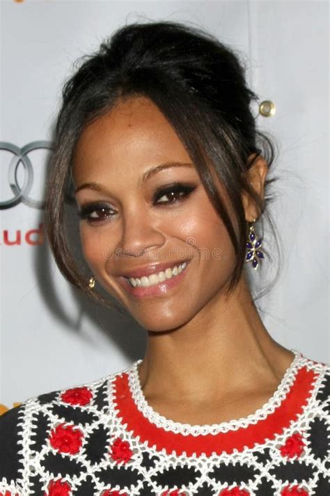 Zoe Saldana editorial stock photo. Image of saldana, awards - 22329043