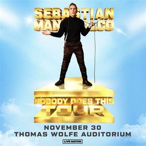 Sebastian Maniscalco Nobody Does This Tour - Greenville.com