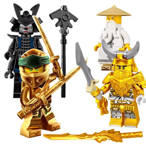 LEGO® Ninjago Golden Lloyd Mini Figure with the Gold Dragon Sword ...