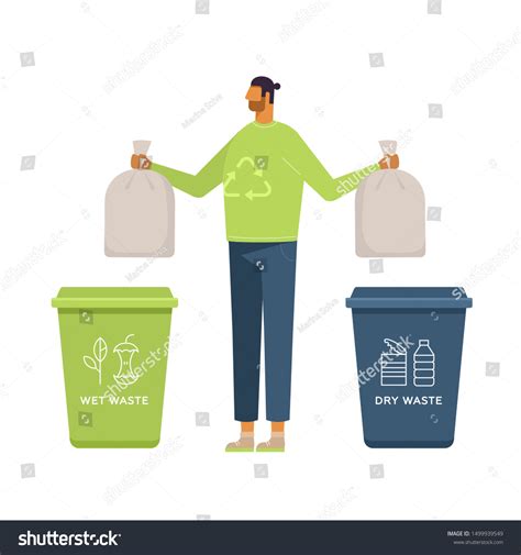 Dry waste and wet waste Stock Vectors, Images & Vector Art | Shutterstock