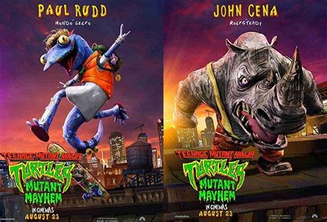 Paul Rudd, John Cena as villains in 'Teenage Mutant Ninja Turtles: Mutant Mayhem' | Philstar.com