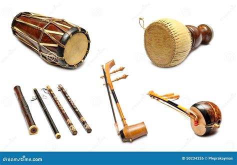 Traditional Thai Musical Instruments Stock Photo - Image: 50234326