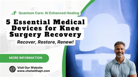 5 Essential Medical Devices for Knee Surgery Recovery | Total Knee ...