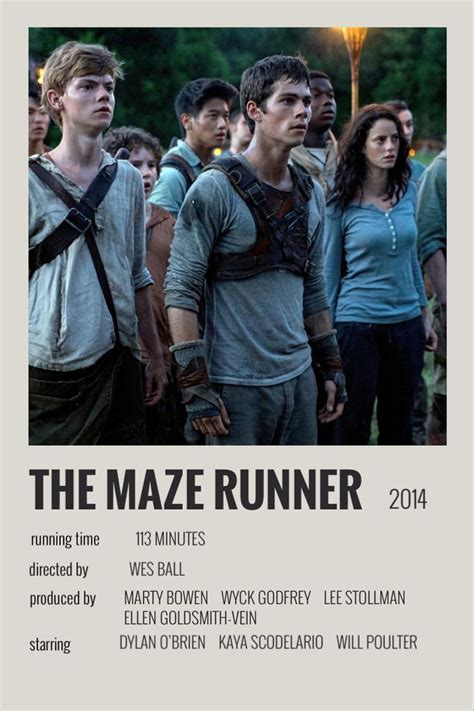 the maze runner polaroid poster | Maze runner movie, Maze runner, Film posters minimalist