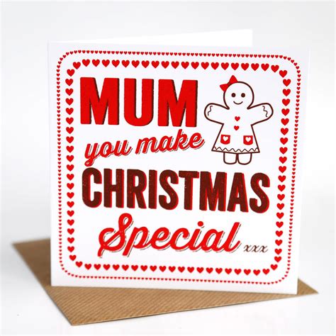 mum christmas card by allihopa | notonthehighstreet.com