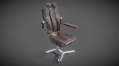 Sci-Fi Furniture - Office Chair - 3D model by ampace [46e9adf] - Sketchfab