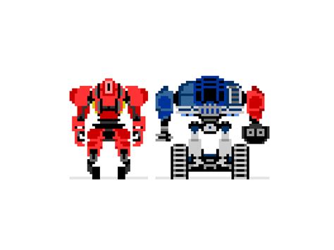 Megabot vs Kuratas Pixelart by Connell Makepeace on Dribbble