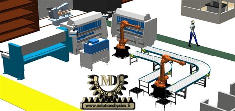 Factory design and simulation 3D | Solution By Alex