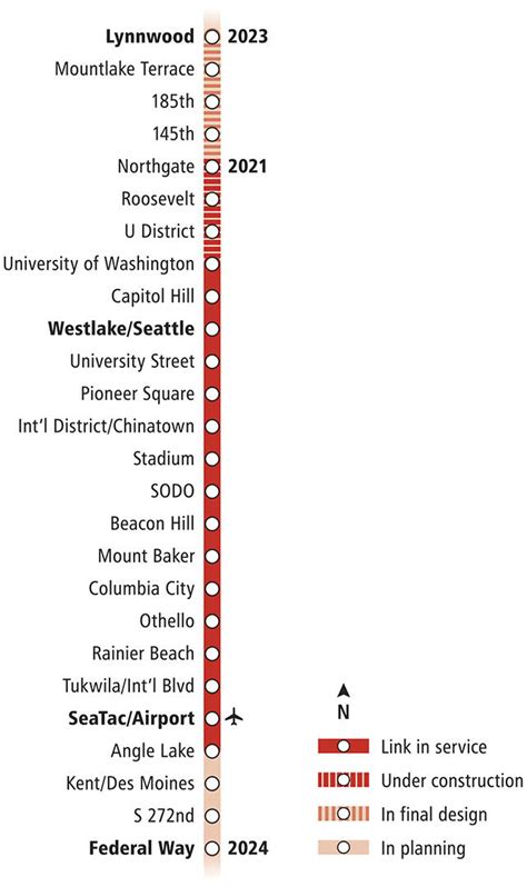 Northgate Light Rail Map | Shelly Lighting