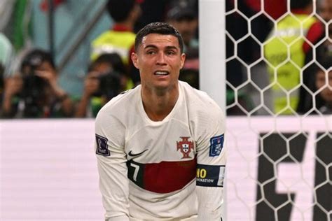 FIFA World Cup 2022: Cristiano Ronaldo Reduced to Tears as Morocco Dump ...