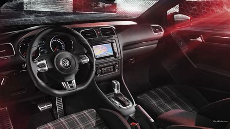 Free download | HD wallpaper: black Volkswagen vehicle interior, car, VW Golf GTI, mode of ...