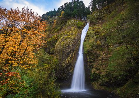 Horsetail Falls, Multnomah County, Oregon - Northwest Waterfall Survey