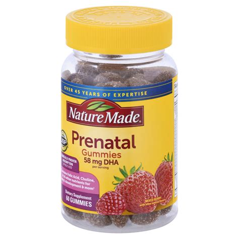 Nature Made Prenatal, Gummies, Mixed Berry | Hy-Vee Aisles Online ...