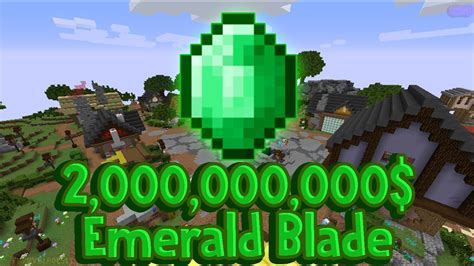 The 2,000,000,000 Emerald Blade (Hypixel Skyblock) - YouTube