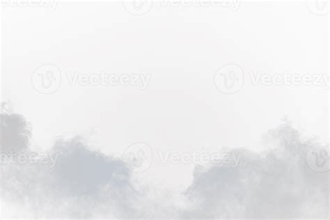 Dense Fluffy Puffs of White Smoke and Fog on transparent png Background, Abstract Smoke Clouds ...