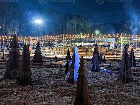 Beautiful outdoor ice rink at night with lights 21639258 Stock Photo at Vecteezy