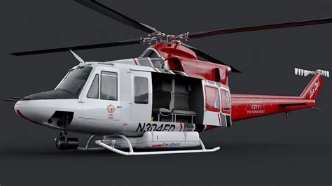 ArtStation - Helicopter Bell 412 LAFD | Resources