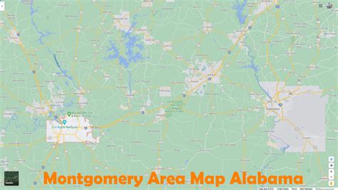 Montgomery, Alabama Map