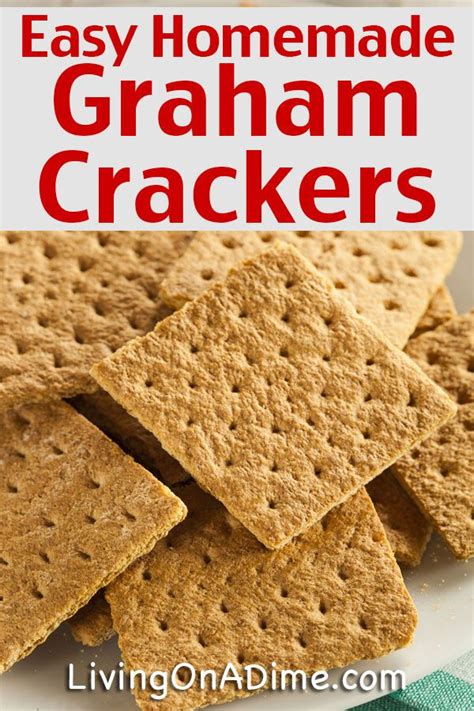 Easy Homemade Graham Crackers Recipe | Homemade graham crackers ...