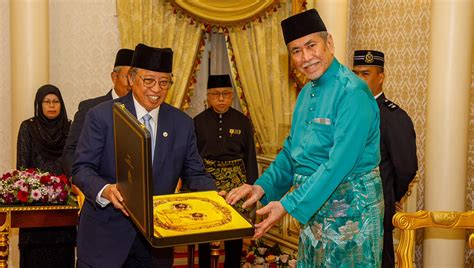 Wan Junaidi conferred Sarawak’s highest title of Pehin Sri