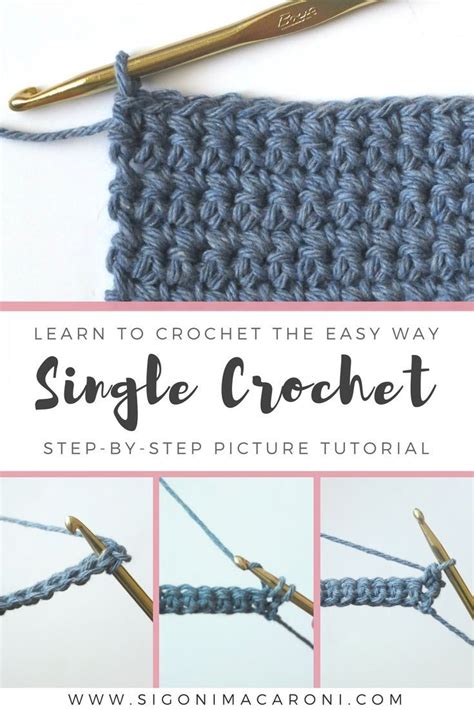 Learn to Crochet the Easy Way: This is a step by step picture tutorial for How to Crochet ...