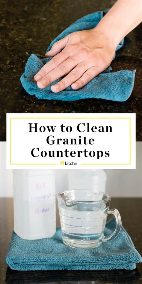 How To Clean and Disinfect Granite Countertops | How to clean granite, Cleaning granite ...