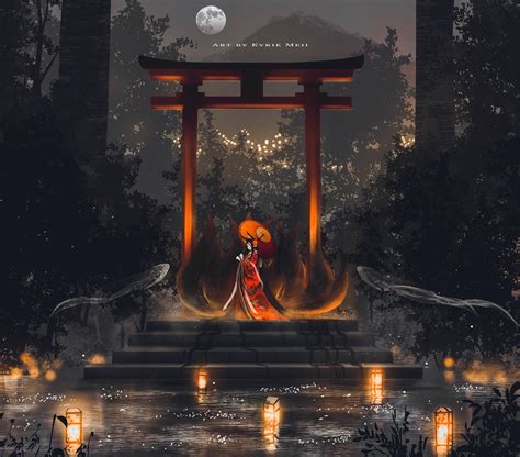 ArtStation - Kitsune Shrine