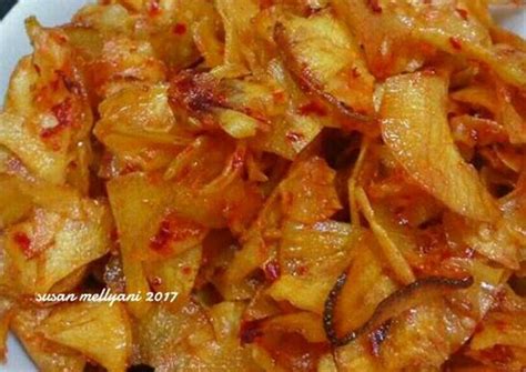 Resep Keripik singkong pedas manis oleh Susan Mellyani - Cookpad