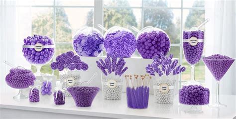 Purple Candy Buffet Supplies - Purple Candy & Containers - Party City