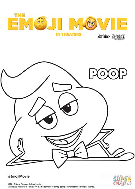 Poop coloring page | Free Printable Coloring Pages