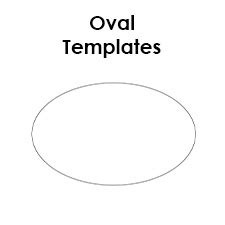 Oval Templates | Blank Shape Templates | Free Printable PDF