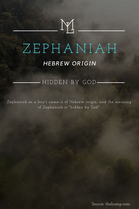 Zephaniah - Baby Name Meaning, Origin and Popularity | Baby names and ...