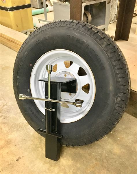 Spare tire holder fits in trailer stake pocket in 2020 | Utility ...