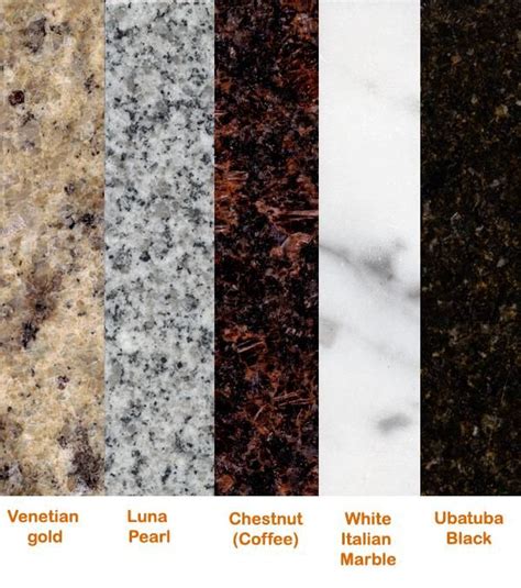 Sample of Instant Granite® - all colors! | Instant granite, Granite samples, Granite