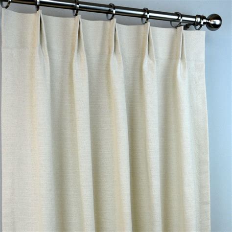 Pair of Pinch Pleat Top Curtains Available in White or off - Etsy