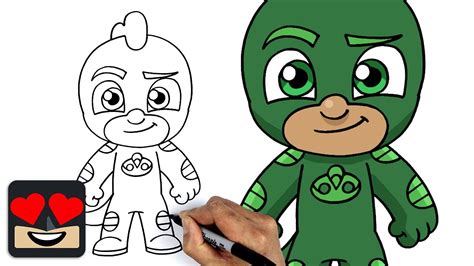 How To Draw Gekko | PJ Masks - YouTube