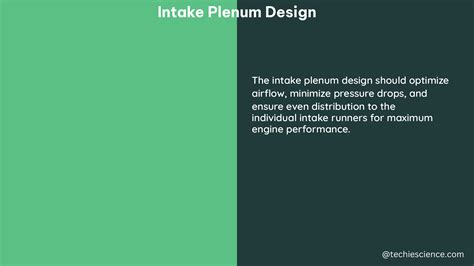 Mastering Intake Plenum Design: A Comprehensive Guide